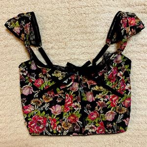 Victoria’s secret floral corset
